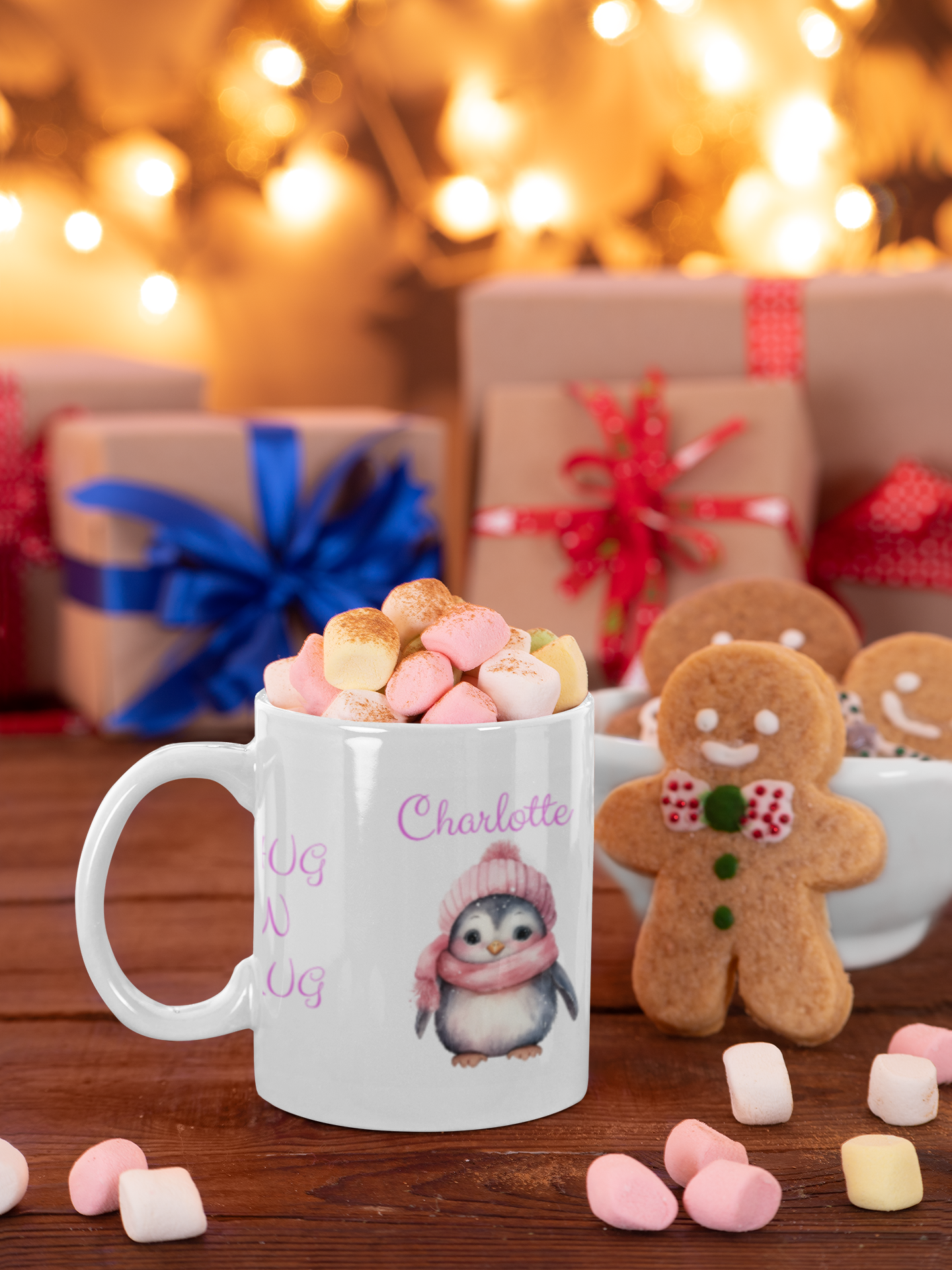 Personalised Christmas Mug & Coaster