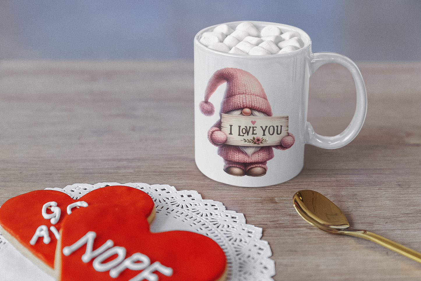 Valentine Gnome Mug