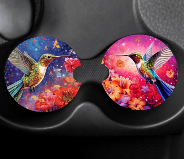 Car Coasters ( Dragonfly/Hummingbird)