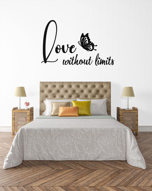 Love Without Limits (Vinyl Wall Art)