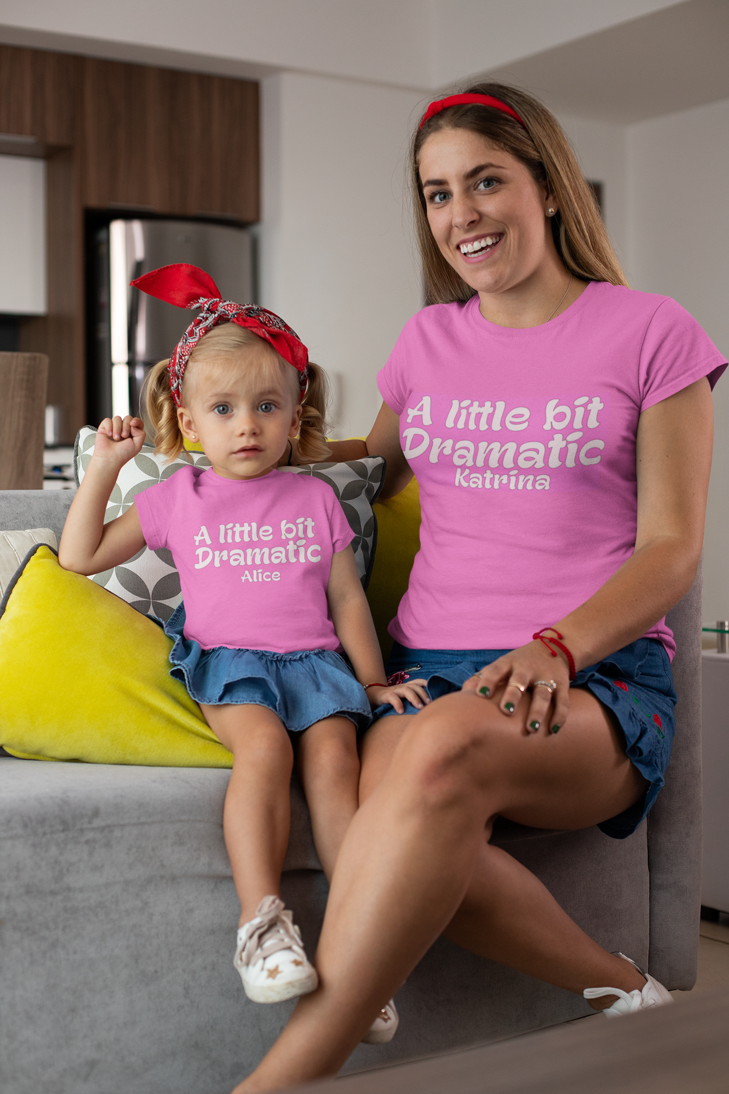 Mum and Daughter Matching T shirts .....Dramatic