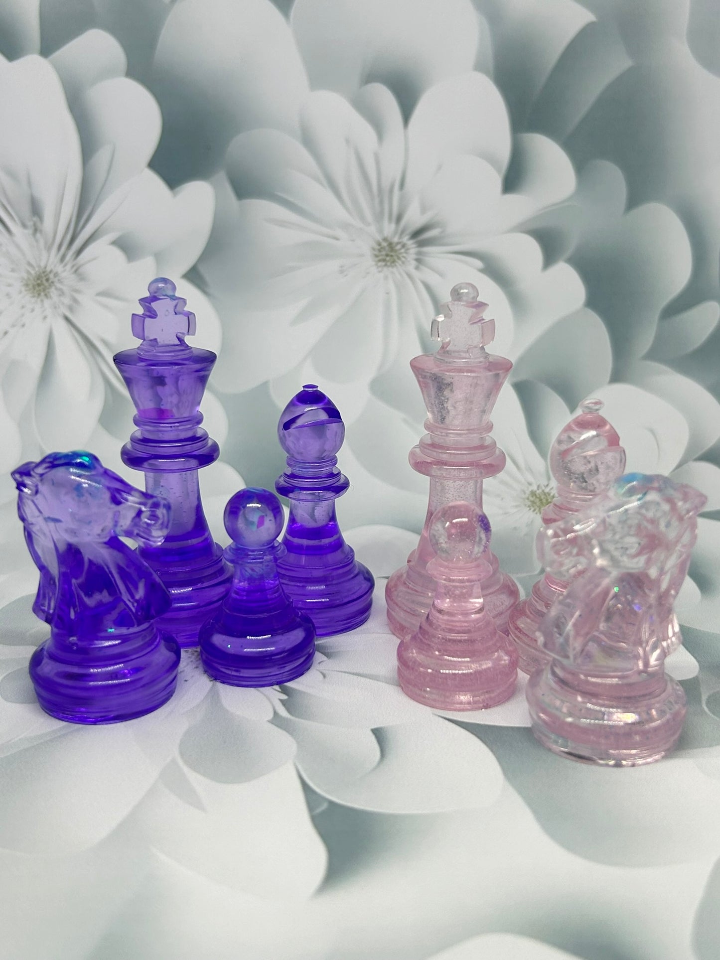 Custom Resin Chess pieces and board