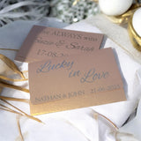 Lottery Scratch card holders/Wedding favours