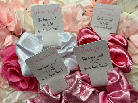 Wedding Hair Scrunchies