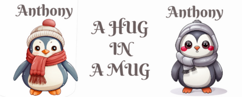 Personalised Christmas Mug & Coaster