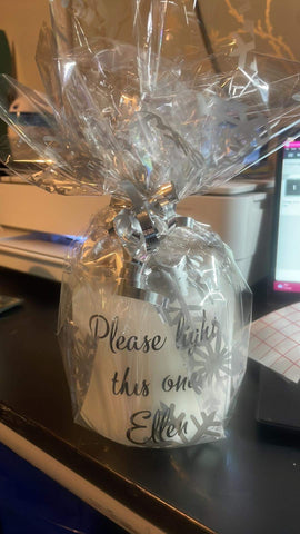 Personalized Candle
