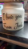 Personalized Candle