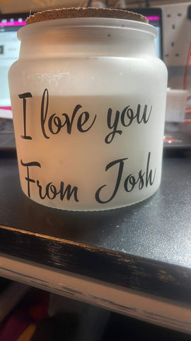 Personalized Candle