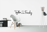 Together We Make A Family (Vinyl Wall Art)